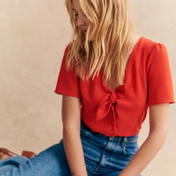 Sezane Eloine Blouse - Picture 2 of 10